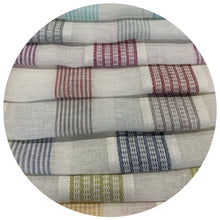 Load image into Gallery viewer, STRIPE LINEN SHEERS